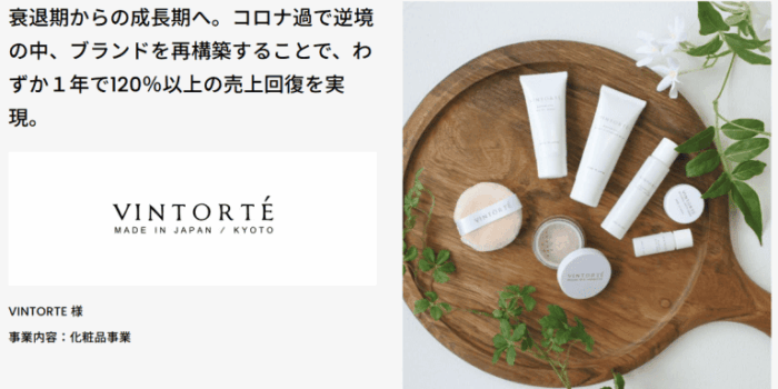 敏感肌向け化粧品ブランド「VINTORTE」