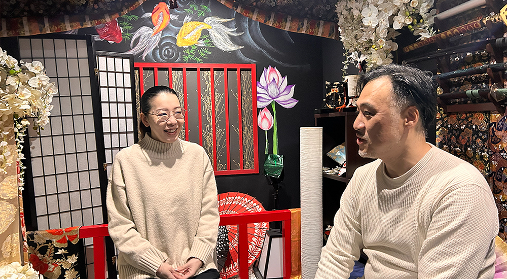 樋笠さん(向かって右)/株式会社Free Brain代表者、村橋さん/株式会社Free Brainご担当者
